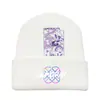 Gorro + Guantes 2025 Amazon Nuevo Drama Coreano Personaje de Dibujos Animados Estampado Gorro de Punto Gorro de Lana Gorro Cálido