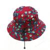 Novedad Primavera y Otoño Sombrero de Flor de Cúpula Sombrero de Sol para Madre Sombrero de Maceta Floral para Señora Mayor Sombrero de Pescador Sombrero de Doble Cara Sombrero de Mujer