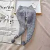 Bufanda de punto coreana gruesa y cálida para niños y niñas en invierno, protección para el cuello infantil, a prueba de viento, color liso, estándar de cuero, bufanda al por mayor