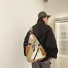 Bolsa de peito grande e moderna, multi-funcional, para homens, estilo esportivo, de ciclismo, ombro, estilo workwear, mochila leve para casal