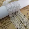 Venta al por mayor de fábrica DIY tocado de cadena de cruz hecho a mano accesorios para ropa 0.6 cadena de o cruz
