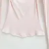 Ins Ropa de mujer estilo europeo y americano al por mayor 2026 Otoño Nuevo Pura Deseo Sexy Cuello Cuadrado Manga Larga Ajustado Capa Base
