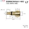 Actualización Pa a Conector Rápido de 1/4 Yili Lvtian Carro Guía Piezas de Modificación Lava Pistola de Agua para Lavado de Autos Olla de Espuma