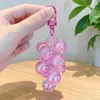 Chaveiro Criativo de Uva em Acrílico Estilo Quente do TikTok Pingente de Pérola Bolha Exquisito e Fofo Acessórios para Carro e Bolsa Atacado