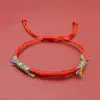 Festival del Bote del Dragón Cuerda Colorida Niños Bebé Niños Estudiante Pulsera de Cuerda Roja Pulsera Trenzada Hecha a Mano Cuerda Trenzada de Buena Suerte Al por Mayor