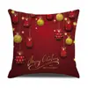 Fronha Estilo Natalino Moda Impressão Digital Sem Cor Almofada Personalizada Casa Sofá Sala de Estar Decorativa Costas