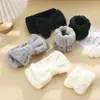 Diadema de Felpa Transfronteriza con Lazo de Terciopelo de Coral Accesorios para el Cabello de Maquillaje para Niñas Lavado Facial Comercio Exterior de Amazon Cinta