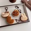 Colgante de Animales de Dibujos Animados y Frutas Llavero Decoración para Mochila de Niña Accesorios Colgantes de Conejo Oso de Peluche Venta al por Mayor