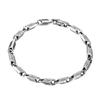 Pulseira de prata de lei 925 atacado pulseira padrão losango personalidade pulseira dominadora moderna prata tailandesa joias retrô desgastadas