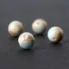 Piedra Shoushan Cuentas Sueltas Cuentas Redondas Cuentas de Cristal Semiterminadas DIY Joyería Hecha a Mano Cuentas Budistas Accesorios para Pulsera Venta al por Mayor