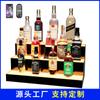 Comercio Exterior Personalizado Barra Control Remoto Inteligente Acrílico Pantalla Led Soporte Multifuncional Anticaída Acrílico Luminoso Estante para Vino