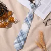 Corbata Pequeña Roja Sin Nudo para Camisas de Mujer, Uniforme Jk Negro, Estilo Academia Estudiantil, Decoración de Graduación para Niñas, Ins
