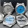 Caja de reloj mecánico para hombre de alta calidad, moderna y disponible en múltiples colores, equipada con movimiento 8215