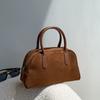 Bolso Retro de Otoño e Invierno para Mujer, Gran Capacidad, Diseño de Nicho, Bolso Tote Boston Versátil de Gamuza, Estilo para Viajes Diarios