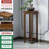 Estante para Flores Estante de Almacenamiento Balcón Sala de Estar de Pie Madera Maciza Antiguo Estante para Macetas Interior Estilo Chino Mesa para Flores Estante para Macetas