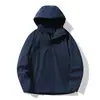 Chaqueta de Montañismo con Capucha a Prueba de Viento e Impermeable Estilo Pareja Sellada Térmicamente Ropa Exterior Deportiva al Aire Libre para Hombre Primavera y Otoño