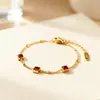 Acero de Titanio Cuadrado Color Circonita Collar Moda Femenina Cadena para Clavícula Viaje Diario Joyería de Acero de Titanio