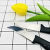 Machete de metal cuchillo de mango negro cuchillo portátil para fruta cuchillo para verduras cuchillo para fruta cuchillo para plátano regalo machete al por mayor