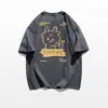 Camisa Base Casual Solta Masculina de Algodão Respirável de Manga Curta Nova T-shirt Simples Top para Primavera, Verão e Outono