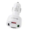 Cargador de Coche Transfronterizo USB de Cuatro Puertos Cabezal de Carga para Smartphone Uno para Cuatro Cargador de Coche Qc3.0 Cargador Múltiple de 4 USB