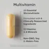Tk Amazon Más Vendido Multivitamínico 23 Vitaminas y Minerales Cápsulas Vegetarianas 60 Piezas Mayoreo