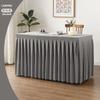 Mantel para reuniones, faldón para mesa, para hotel, negocios, salas de conferencias, capacitación especial, color sólido, extra grande, mantel rectangular