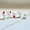 Adornos de Gato Lindos de Vidrio Hechos a Mano Gatito Mini Estilo Japonés Simulación Realista Lindos Puros Hechos a Mano Mayoreo