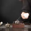 Dragon de Tres Patas y Fénix Aleación Pequeño Horno de Aromaterapia Bastoncillo de Incienso Sin Polvo Pegajoso Horno de Incienso Xiangyun Horno de Aromaterapia Doméstico para Interiores Oficina Sala de Té