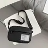 Bolsa de Ombro Nova Masculina Transfronteiriça Versátil Tendência Casual Simples Bolsa de Ombro Feminina Pequena à Prova d'Água Moda Bolsa Transversal para Celular