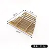 Decoración Plato Sashimi Barco de Chapa de Madera Desechable Taza Cuerno Langosta Australiana Salmón Mariscos Plato Creativo Decoración