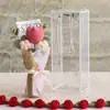 Caja de Regalo con Ramo Pequeño de Tulipanes Terminada para Regalo de Estudiantes de Primaria Puesto de Flores Tejidas de Tulipán Flor Artificial al por Mayor