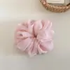 Suave y Etéreo Scrunchie de Gasa, Lazo para Cola de Caballo Esponjoso Estilo Francés, Accesorio para el Cabello Versátil, Nuevo Modelo