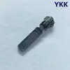 Zíper YKK Não. Zíper de metal com 5 dentes e cabeça de zíper automática quadrada para carcela de roupas e botas