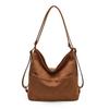 Bolso de Mano Textura Mate para Mujer 2025 Otoño e Invierno Nuevo Retro Versátil Ropa de Trabajo Mochila de Hombro Único Gran Capacidad
