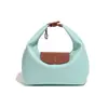Nueva Bolsa de Lonchera de Nylon para Llevar en la Mano, Simple, Moderna, Bolso Casual Tipo Dumpling, Bolso Cruzado Impermeable para Hombro, Bolso con Tapa Superior, Práctico