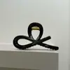 Pinza para el pelo acrílica de alta calidad de Corea del Sur, pinza grande de tiburón, horquilla sencilla, accesorios para el cabello para la parte posterior de la cabeza de mujer, venta al por mayor