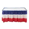 Saia de Mesa Retangular Descartável Toalha de Mesa Plástica PE à Prova de Óleo Decoração de Festa Casamento Mesa de Sobremesas Festa de Aniversário Suprimentos