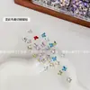 Super Flash Borboleta Strass Nail Art Conjunto de 12 Cores Combinação de Decoração com Strass Diamantes Decorativos Super Brilhantes Diamantes Coloridos Um Conjunto de Enfeites Atacado