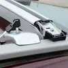 Travessas de Teto de Carro Qianming Estilo Crocodilo Porta-Bagagens Universal para SUV, MPV, Mini Carro, Travessas de Teto para Sedan