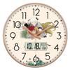 Reloj de Pared para el Hogar con Hora Automática Reloj Moderno para Sala de Estar Reloj de Pared con Calendario Perpetuo para Dormitorio Reloj de Pared Sencillo para el Hogar sin Perforaciones