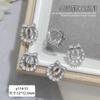 Novos Acessórios de Manicure de Natal Zircônia Prata Luxo Leve Brilhantes High-End Floco de Neve Veado Unhas Joias de Diamante Atacado