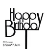 Decoración de Pastel de Celebridad de Internet Feliz Cumpleaños Repostería Pastel Acrílico Card de Diosa Masculina Plug-in Accesorios de Celebridad de Internet
