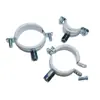 Porca Tapa-Rosca Galvanizada de Rosca Dupla Braçadeira para Tubo Braçadeira de Suspensão Espessada Tubo de Drenagem Braçadeira para Tubo Padrão Nacional Conexões para Tubo de Água Fabricante de Braçadeira para Tubo Braçadeira de Parede