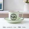 Conjunto de xícara de cerâmica moderna nórdica, copo de água, xícara de café com pires, xícara para chá da tarde, casa, escritório, luxo leve