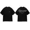 Camiseta Casual Solta de Manga Curta com Estampa de Letras e Ícone Representativo Transfronteiriço para Mulheres e Homens, Exportação