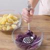 Acero Inoxidable Prensa para Puré de Papa Hogar Morado Camote Machacador Machacador Alimento para Bebé Suplementario Herramienta Artefacto Prensa para Puré de Papa