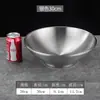Tazón de fideos fríos de acero inoxidable 304, tazón de bibimbap, tazón de sopa extragrande con aislamiento de doble capa, tazón de malatang, tazón de cubo, tazón de fideos comerciales