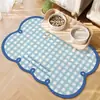 Mantel Absorbente de Mascota de Dibujos Animados Lindos, Sin Lavado, Secado Rápido, Mantel de Alimentación Universal para Perros y Gatos