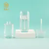 Cosméticos de Maquiagem Frasco Irregular Transparente de Gloss Labial com Cabeça de Pincel Popular Grande Capacidade Iluminador Líquido Material de Embalagem Atacado