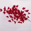 Simulación de Flores de Cuerno Alto y Pequeño Decoración de Boda Hotel Hogar Techo Modelo de Hortensia Habitación Flores de Simulación